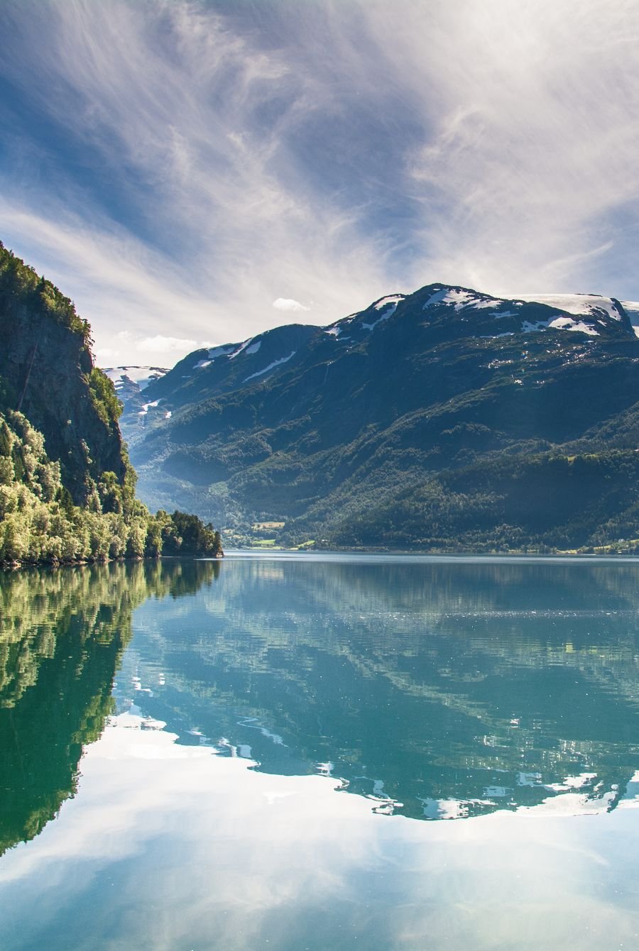 Nordisk natur, fjell og innsjø